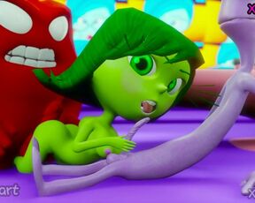Inside Out - Angry Disgust Fear Three Some Part A