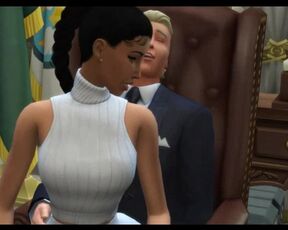 Kim K Presidential bangin with Donald