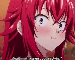 Issei's Christmas Night Turns Into a Passionate Blowjob & Cum in Mouth • HENTAI UNCENSORED (Parody)