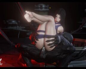 Psylocke Under Venom’s Control