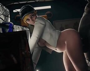 Best Day At Job - Fat Boss Pounding Security Girl Ass [ 3D EXCLUSIVE Animation ]