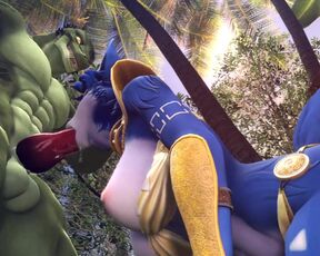 legend of Krystal blowjob