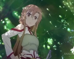 SAO - Asuna Yuuki Double Penetration Hentai