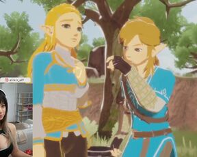 ???????? The Naughtiest Prank I've ever seen... Link and Zelda Stasis Strip Hentai - Legend of Zelda