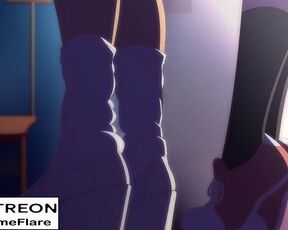 My hero academia Uraraka Futa hentai animation