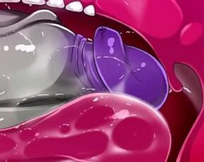 Busty Amazon Sucks Huge Ogre Cock and Makes Him Cum Twice